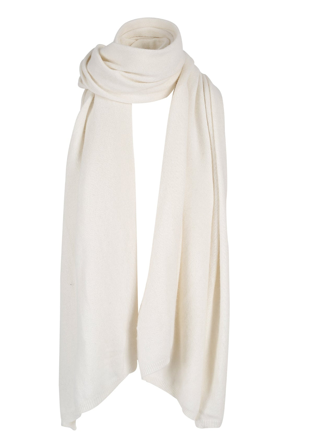 Alfie stort cashmere skjerf, Off White