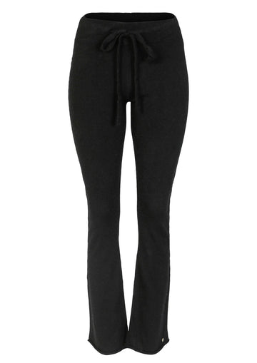 Amanda Cashmere bukse med sleng – Sort