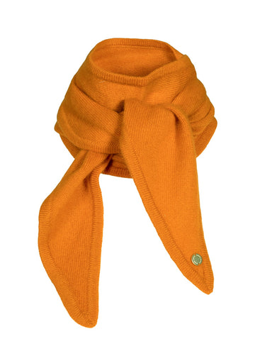 Ayla cashmere skjerf – Brent orange
