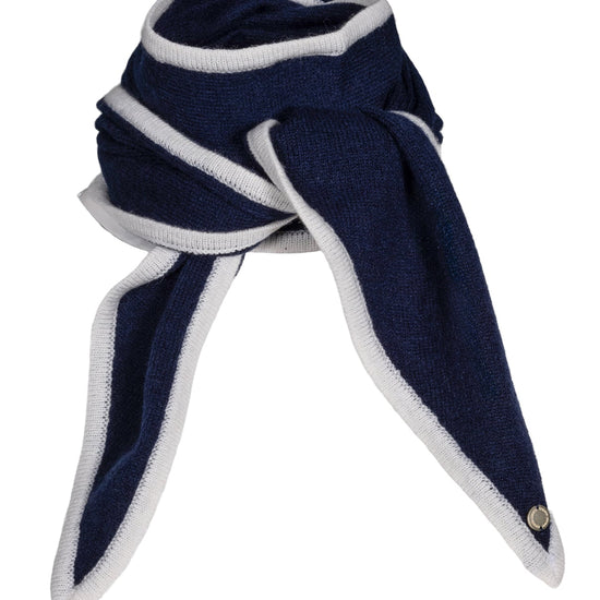 Ayla cashmere skjerf – Marineblå