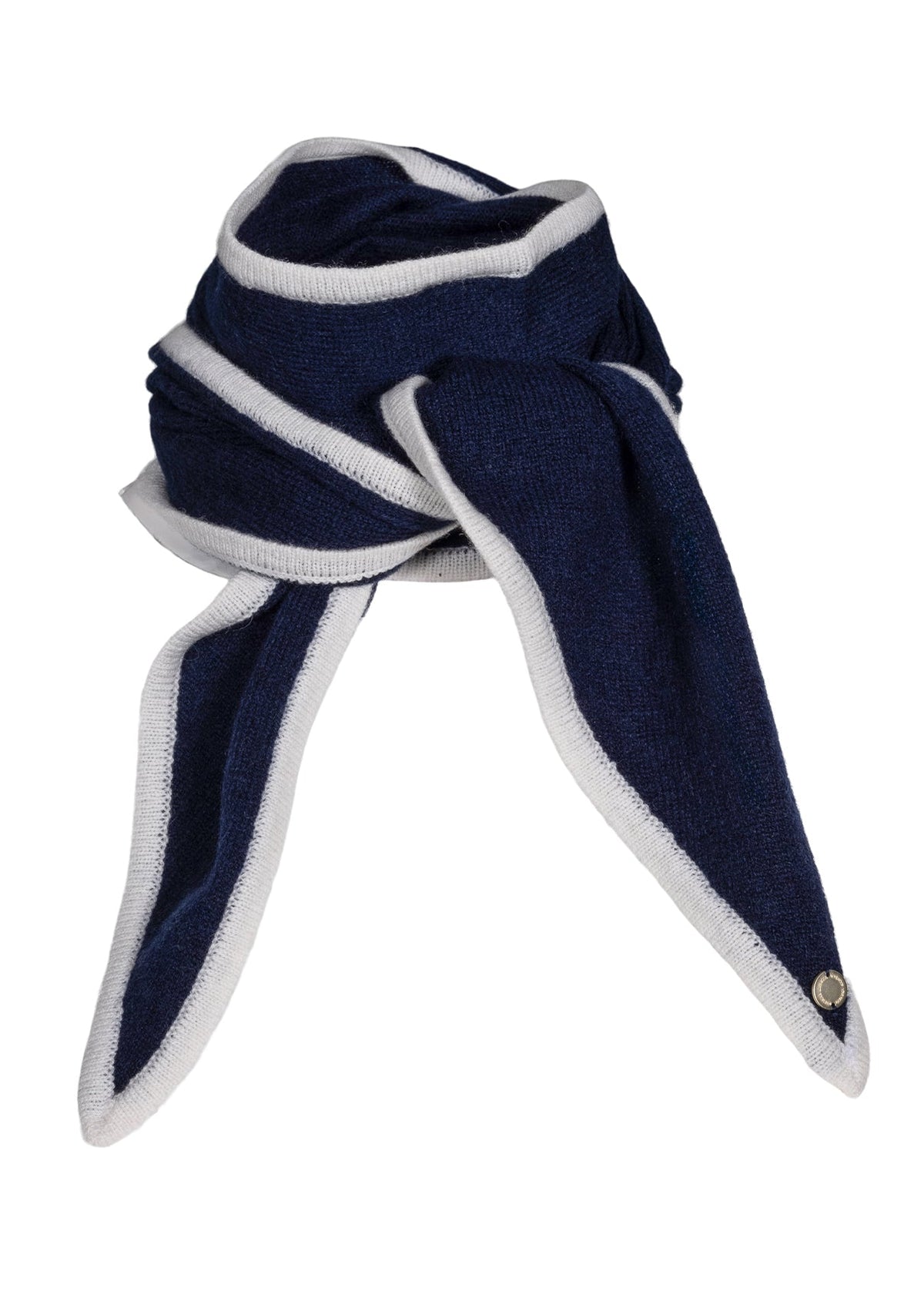 Ayla cashmere skjerf – Marineblå