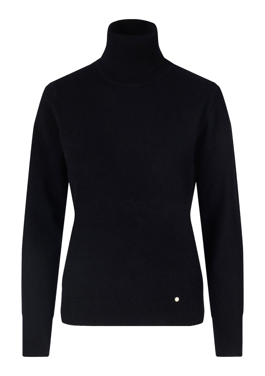 Cassie cashmere genser med høy hals, Sort