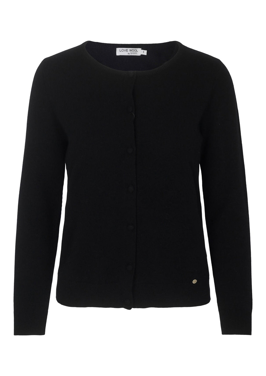 Emilie cashmere cardigan, Sort