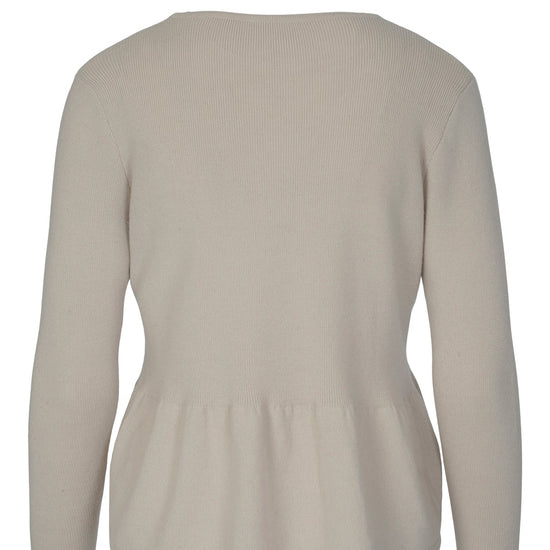 Mie merinoull genser – Beige