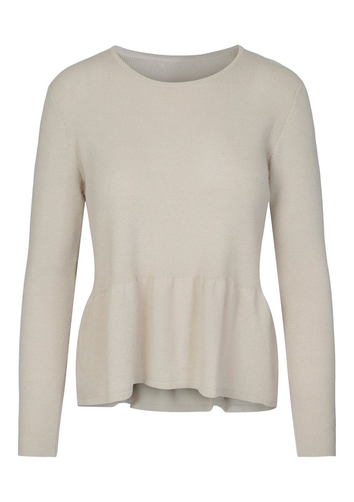 Mie merinoull genser – Beige
