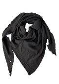 Palma cashmere trekant skjerf, Sort