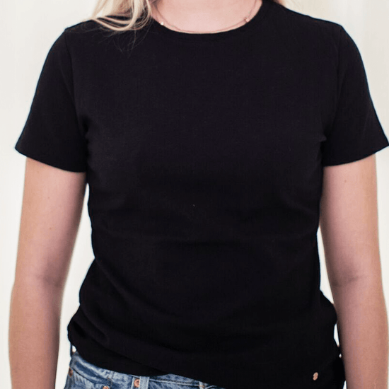 Sky basic T-shirt – Sort