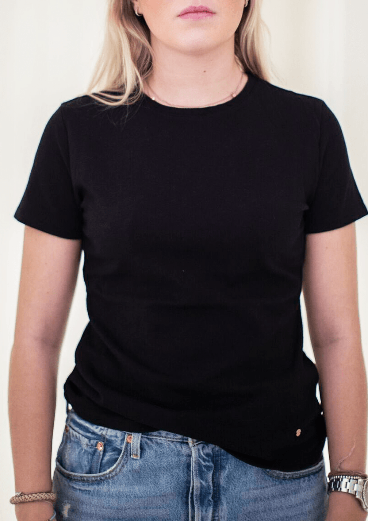 Sky basic T-shirt – Sort